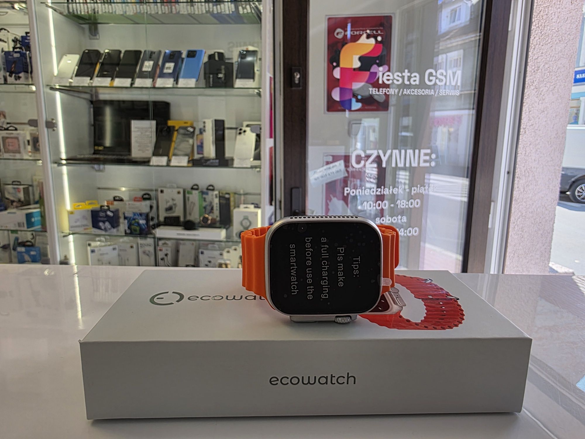 Smartwatch Maxcom Ecowatch 2, a'la Watch Ultra, IP67, gwarancja 23m.