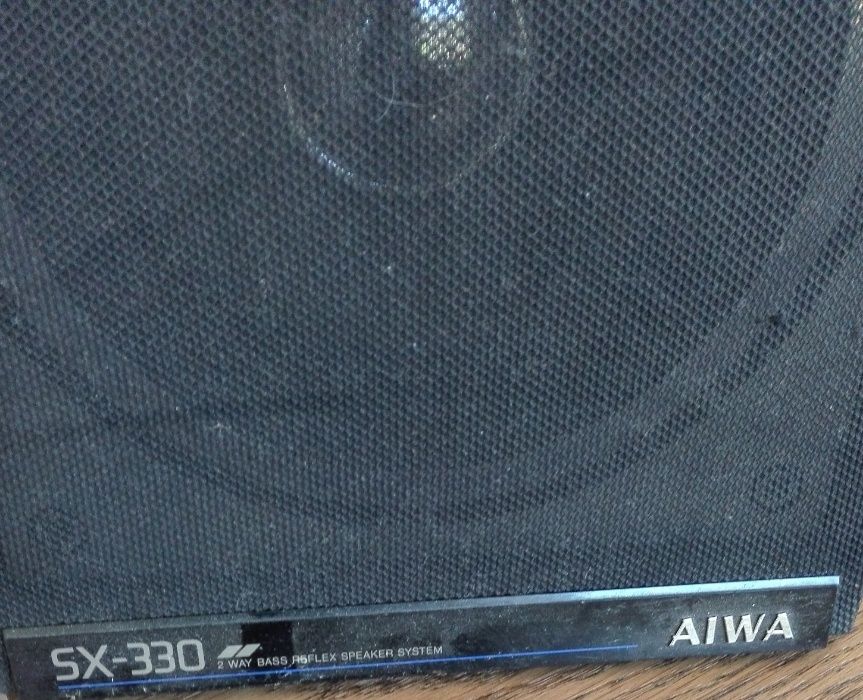 Colunas de som da marca AIWA