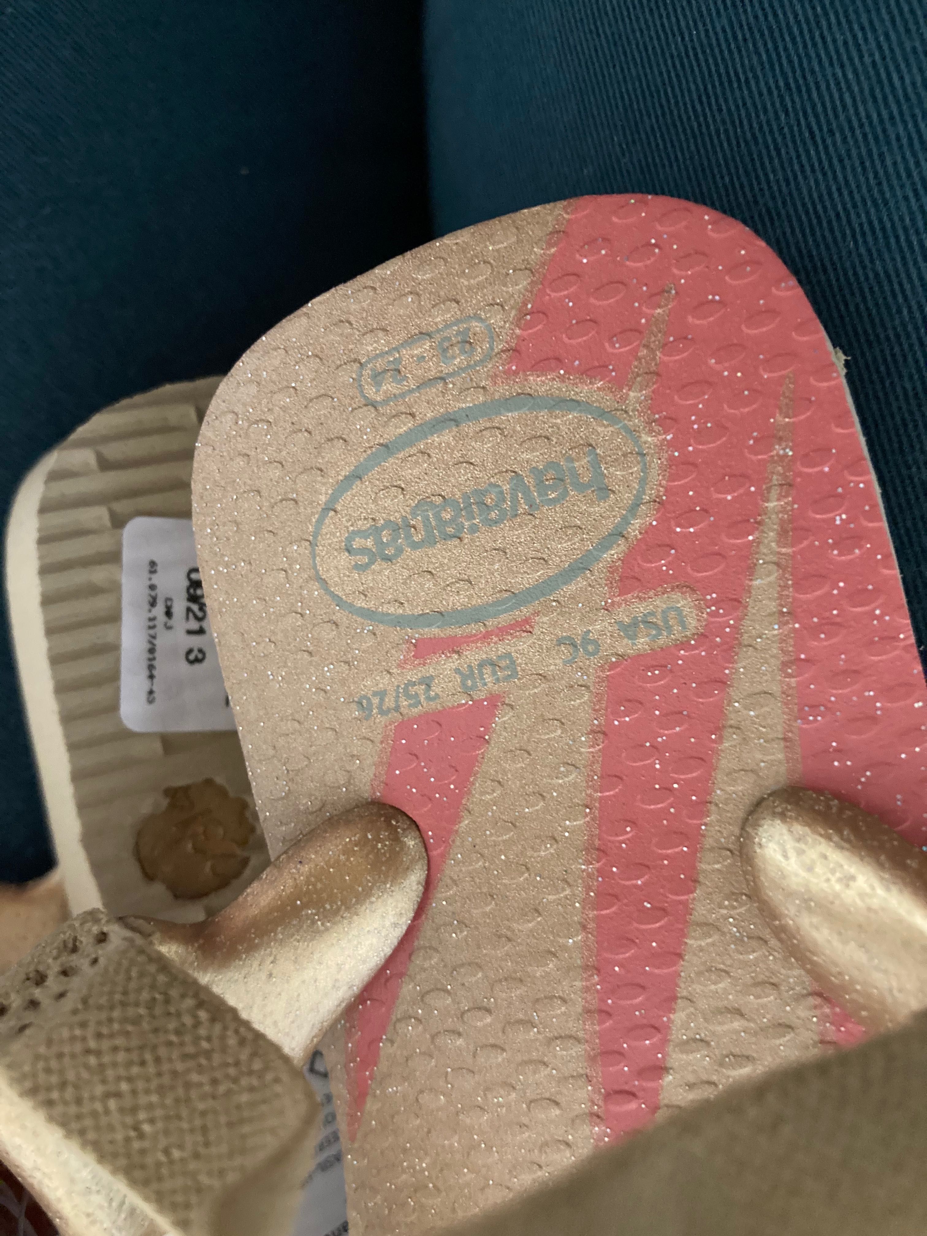 Havaianas senhora e bebe