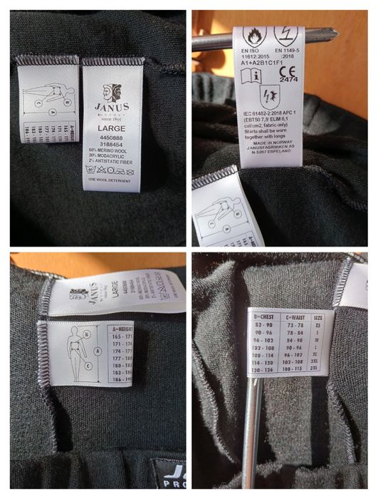 Термобілизна шерсть мериноса JanusPRO XL