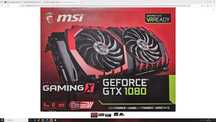 MSI GeForce 1080 8GB 256Bit  GAMINGX