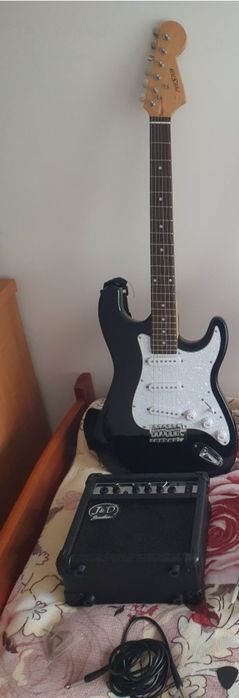 Gitara elektryczna zestaw na prezent
