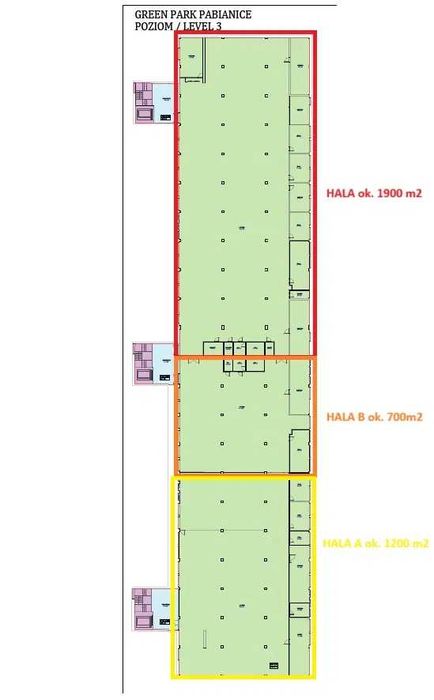 Magazyn, produkcja i biura – ok. 1 200 m², Tkalnia² Pabianice