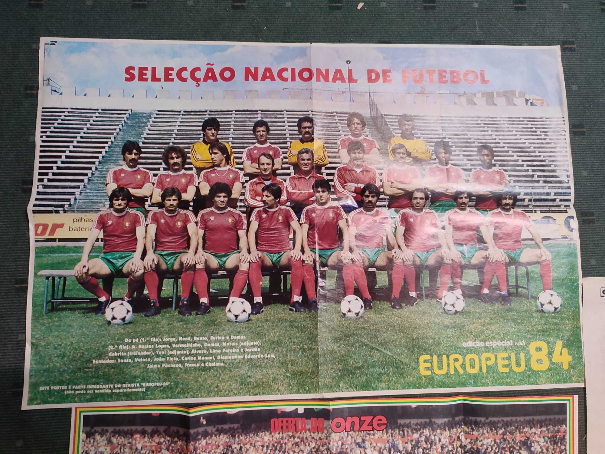 3 Posters da Seleção Nacional - Anos 80