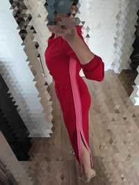 Długa czerwona sukienka Reserved 36