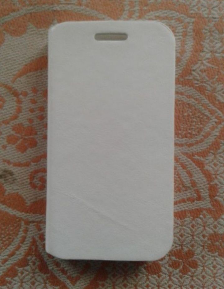 Чехол-книжка на Samsung j2/200 white Flip cover