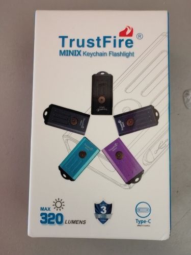 TrustFire Minix ліхтар EDC версія з ультрафіолетом