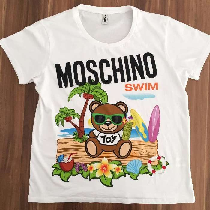 T-Shirt Homem - Moschino Swim, Tamanho L