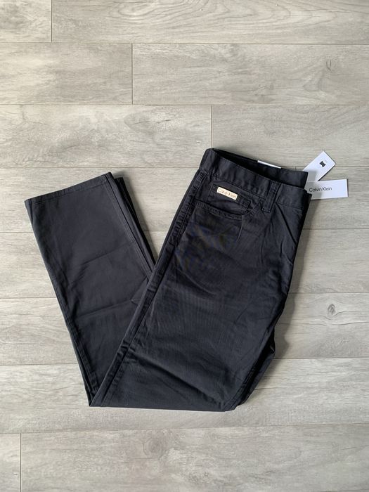 Spodnie meskie Calvin Klein chinosy 34W 30 L