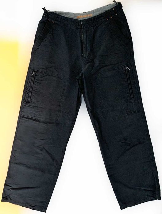 Calças de Adulto Unissexo Preto, Largas, como Novas