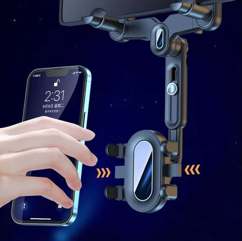 Uchwyt samochodowy na telefon lusterko wsteczne do auta