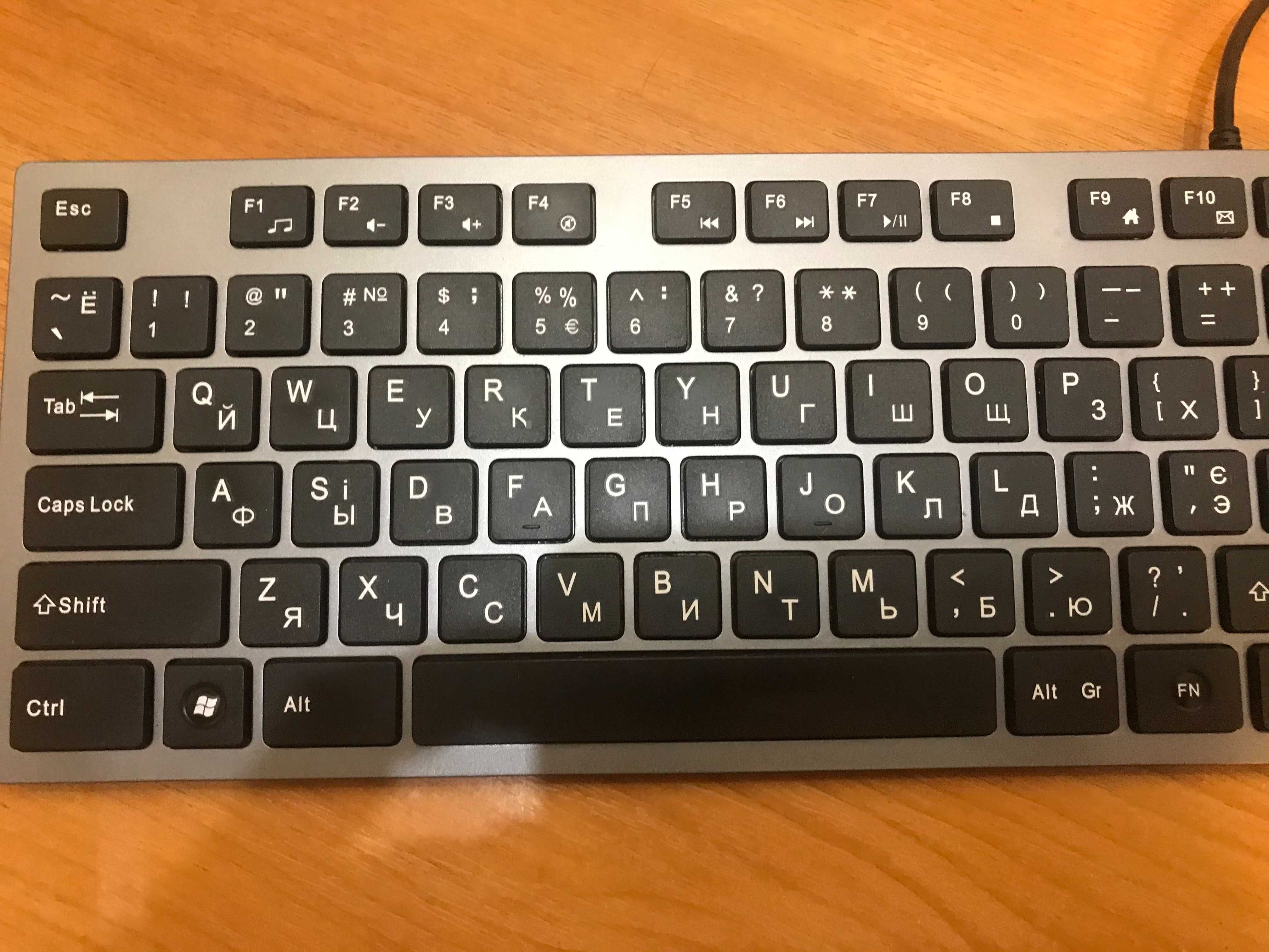 Клавиатура A4Tech KV-300H USB Grey