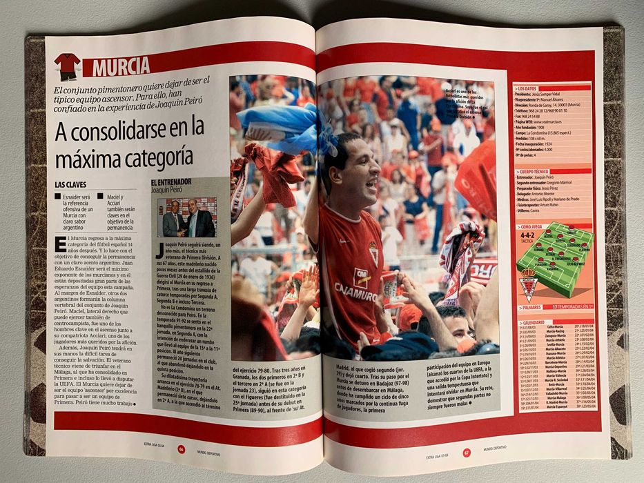 Revista Mundo Deportivo - Suplemento Especial Liga 2003 / 2004
