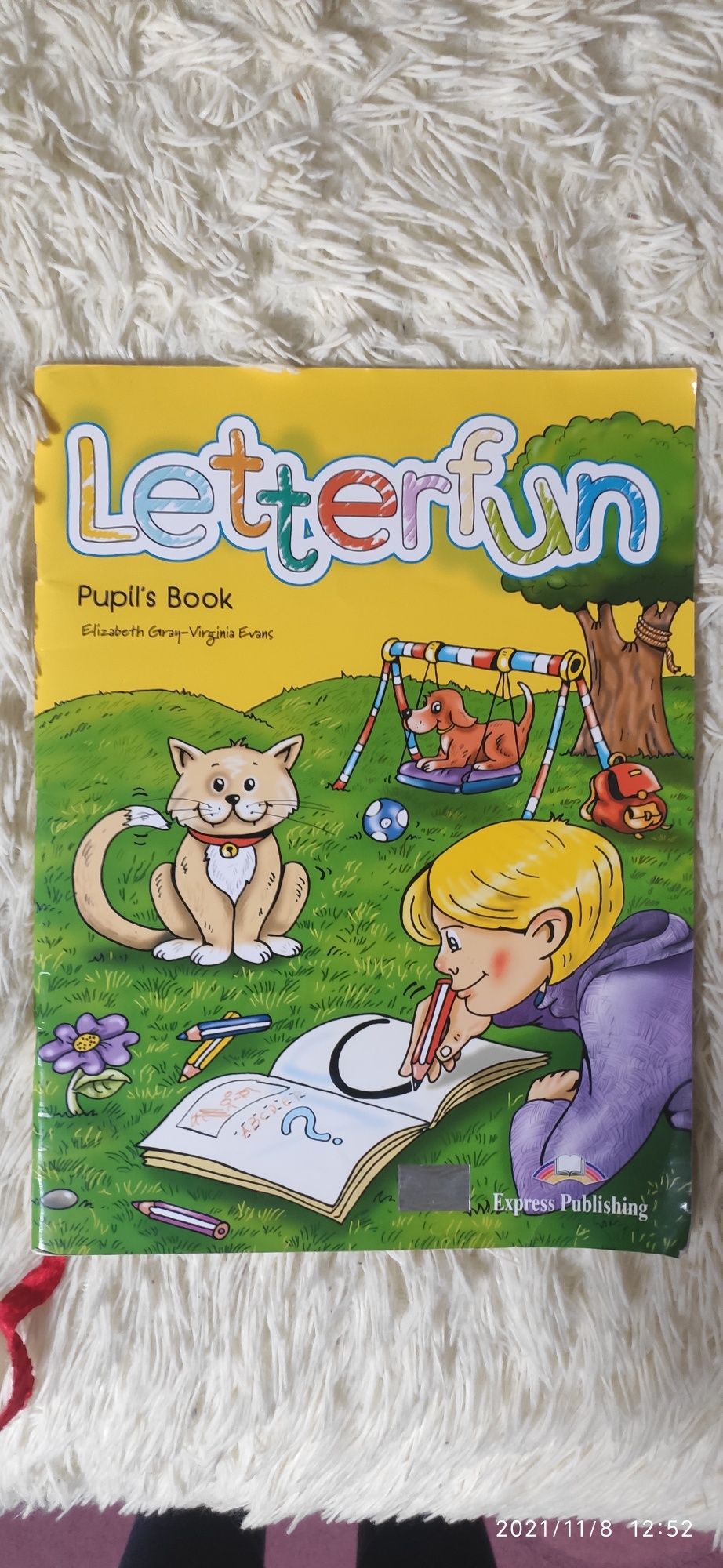 Letter fun pupils book Тетрадь английский язык алфавит