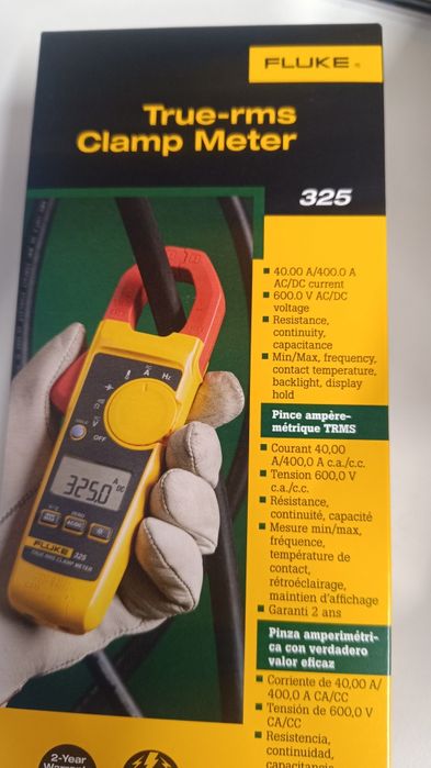 Fluke 325 TRUE ORIGINAL NOVO NA CAIXA