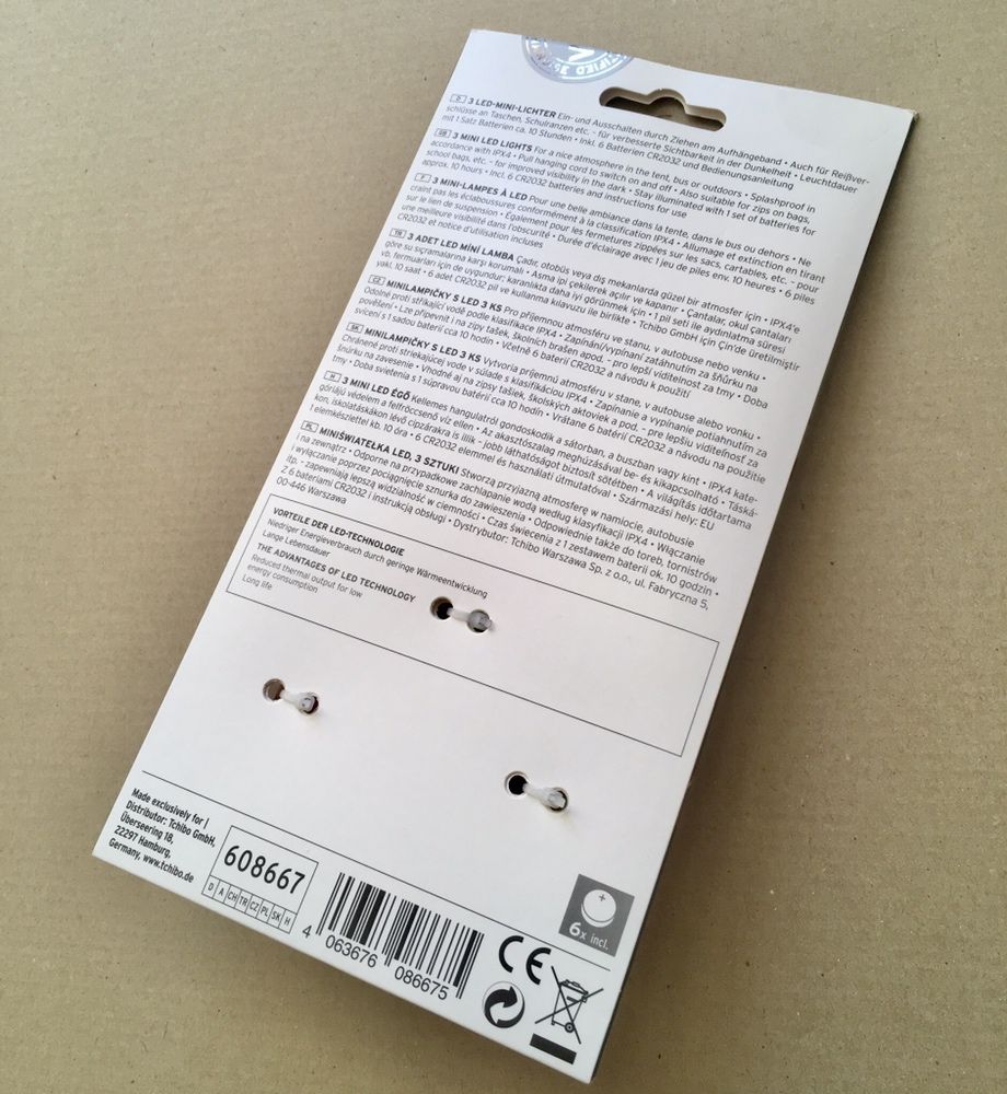 Tchibo 3 led Mini Lichter - miniświatełka led