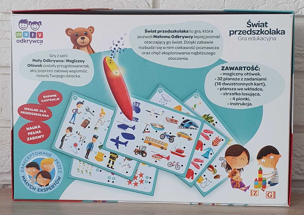 gra edukacyjna Świat przedszkolaka Trefl Magiczny ołówek