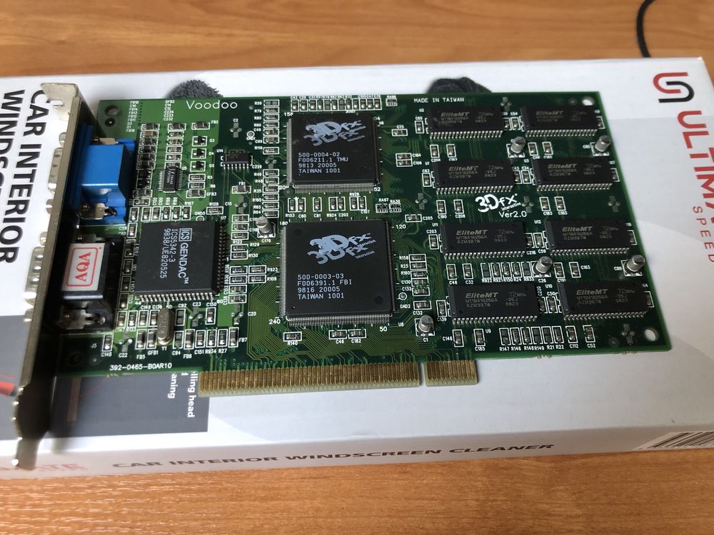 Karta graficzna 3dfx retro voodoo 1