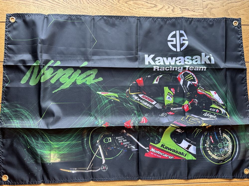 Flaga Kawasaki Ninja / Racing Team - Moto