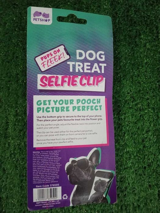 PETSHOP Selfie Clip do Robienia Zdjęć Pupilom z Uchwytem W11