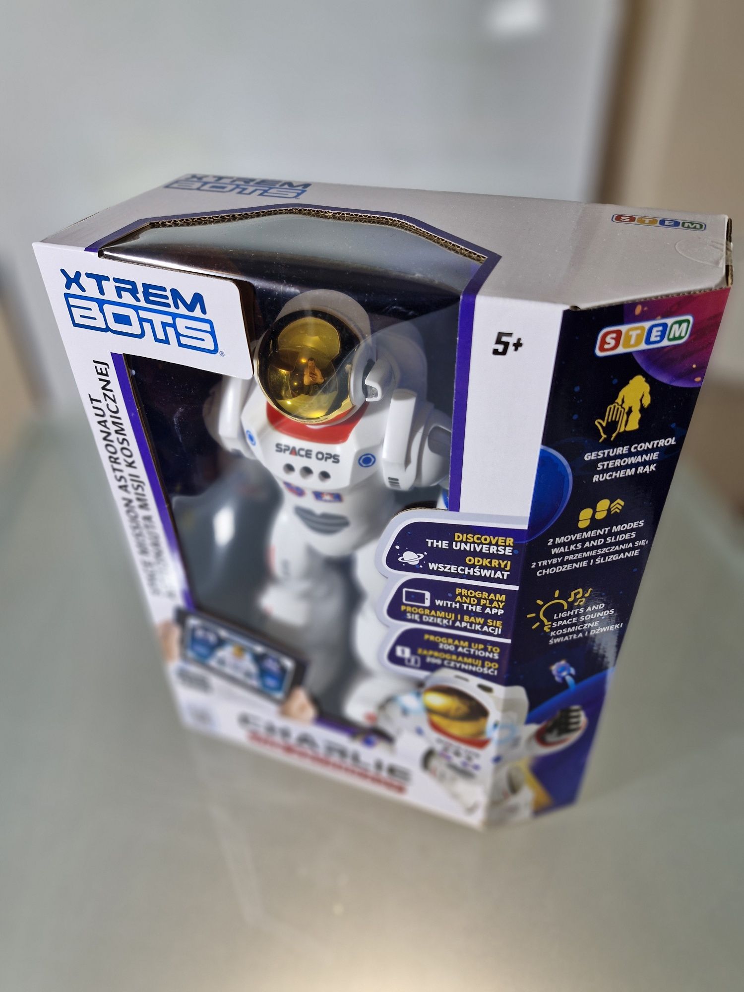 Robot Charlie Astronauta Interaktywny Nauka Programowania