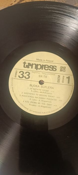 Budka Suflera za ostatni grosz 1981 rok płyta winylowa