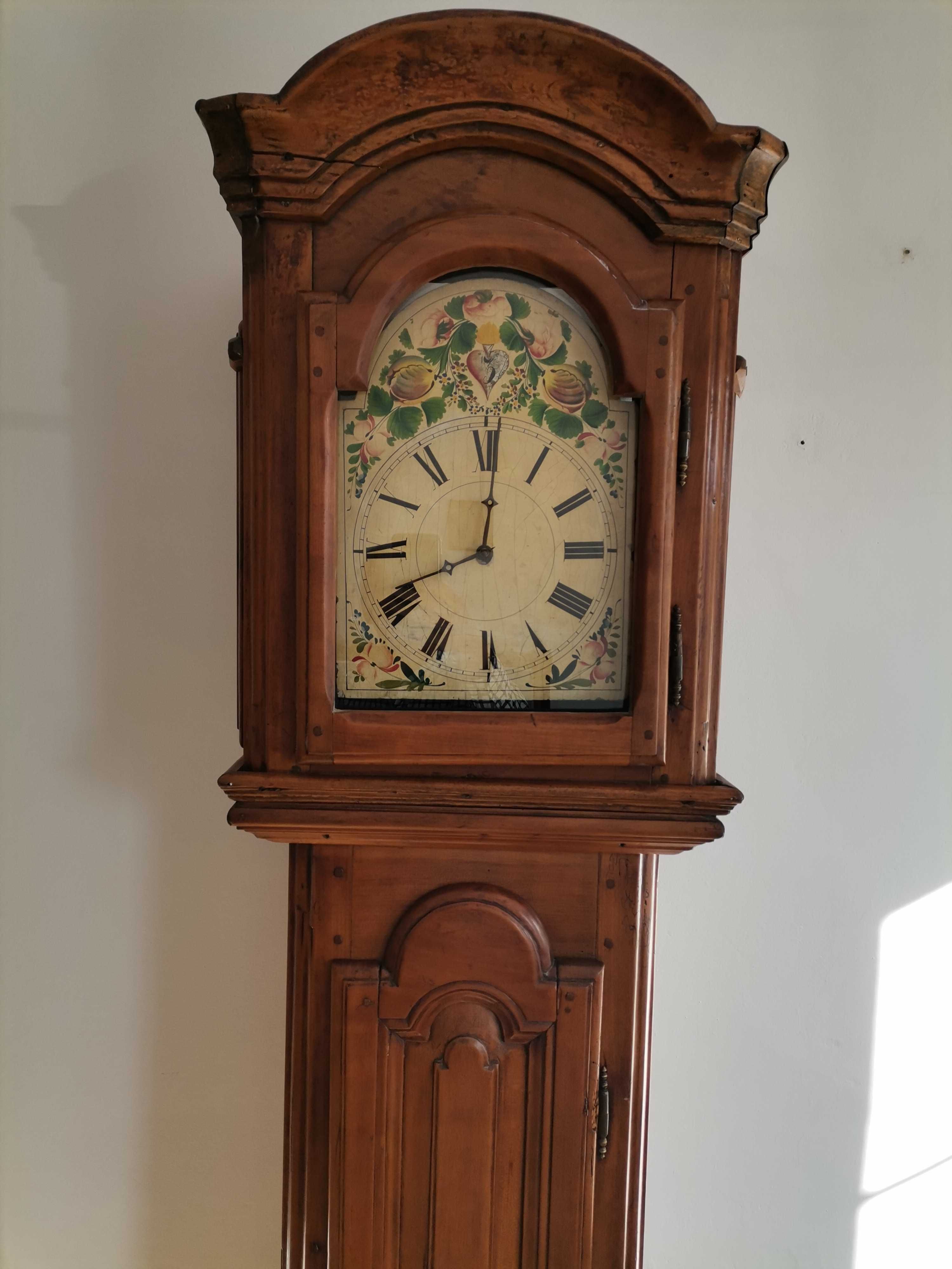 Zegar podłogowy Horloge debout-Longcase  1840/1860 r. Bretania