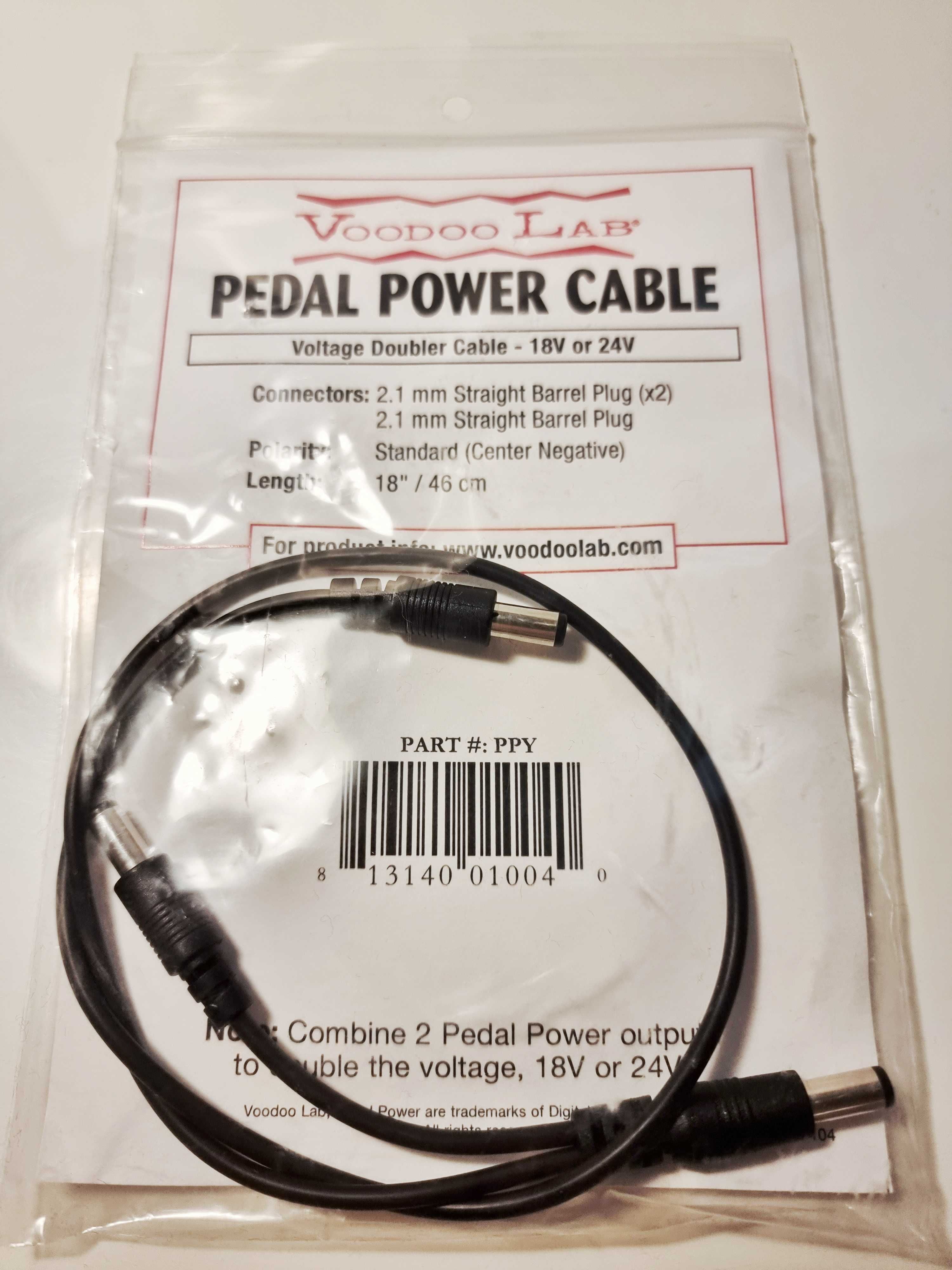 Voodoo Lab Voltage Doubling Cable PPY NOVO