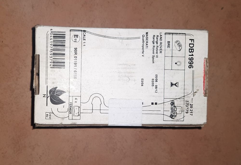 Calços travões pastinhas Ferodo