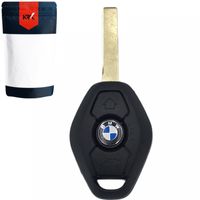 Корпус ключа на 3 кнопки BMW E46 E60 X3 E83 X5 E53 E38 E39 (HU92)