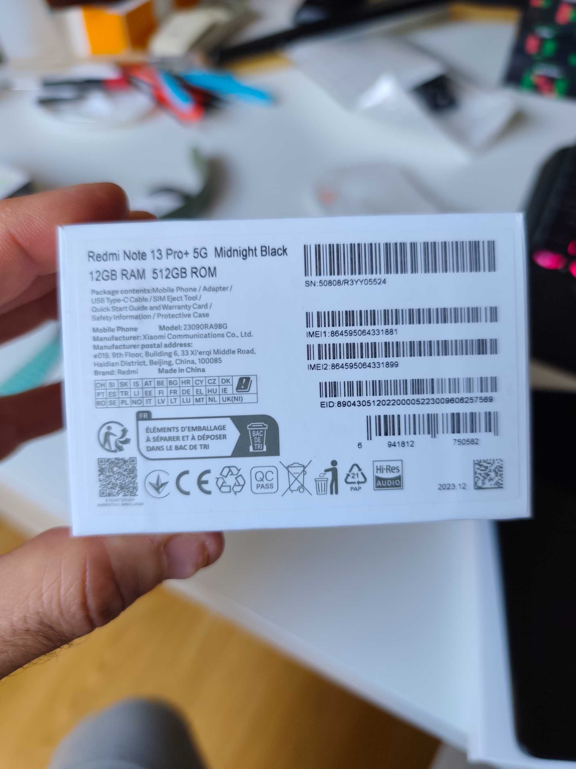 Redmi Note 13 Pro+ 12GB RAM 512GB ROM