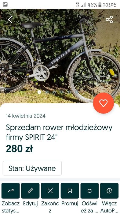 Rower dziecięcy 20 i 24 inne rowerek
