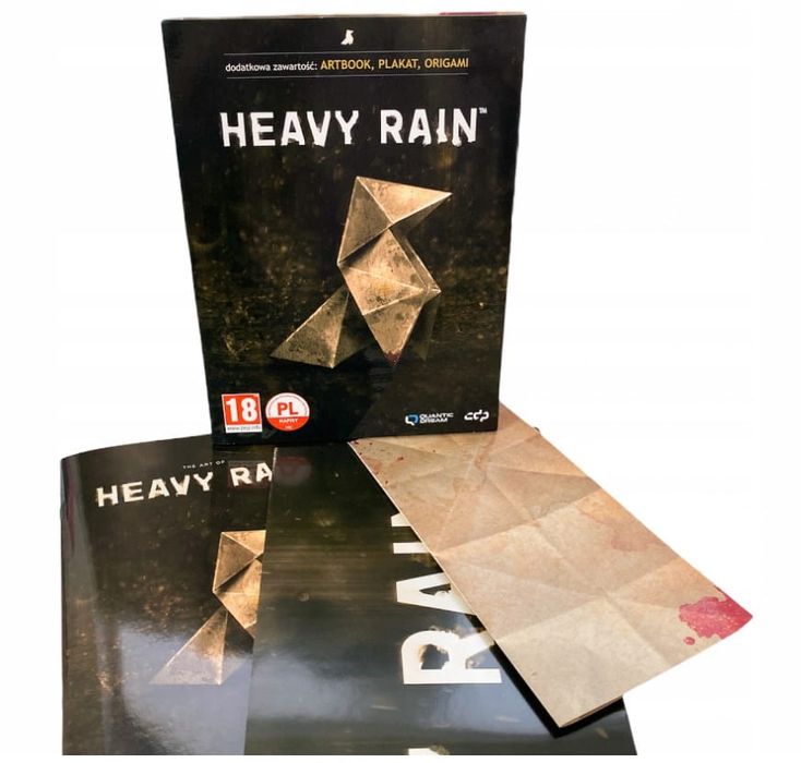 Heavy Rain Artbook + Plakat + Origami Pc