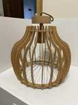 Drewniany klosz/lampa sufitowa – nowoczesny design