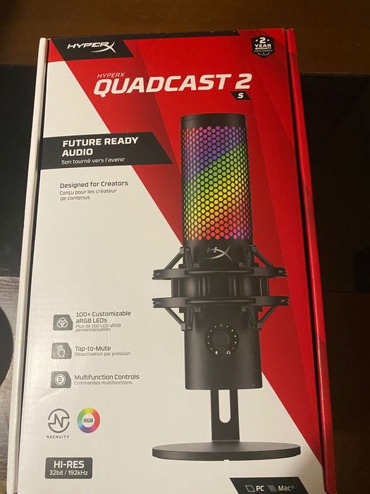 Mikrofon hyperx quadcast 2 s czarny