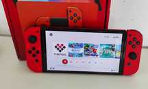 Nintendo Switch Oled - Edição Especial Mario - Desbloqueada CFW -