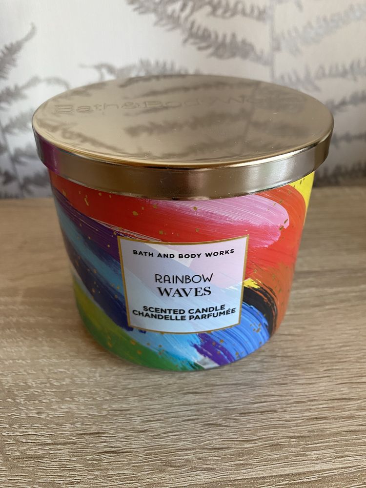 Bath and body works świeca zapachowa Rainbow wishes