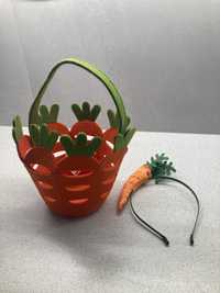 Обруч Морквинка та кошик для дітей