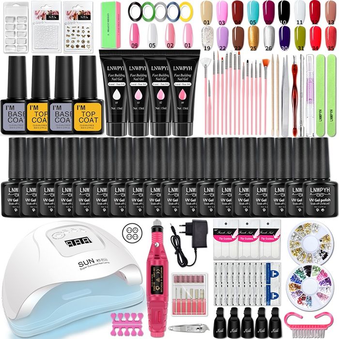 Kit completo unhas de gel
