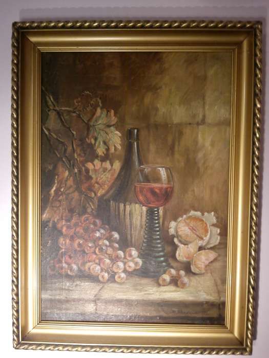 OBRAZ stary malowany ręcznie K. Piekarski 1930