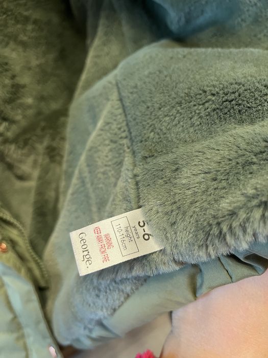 Зимова куртка/парка George на дівчинку 110-116 р. 5-6 років