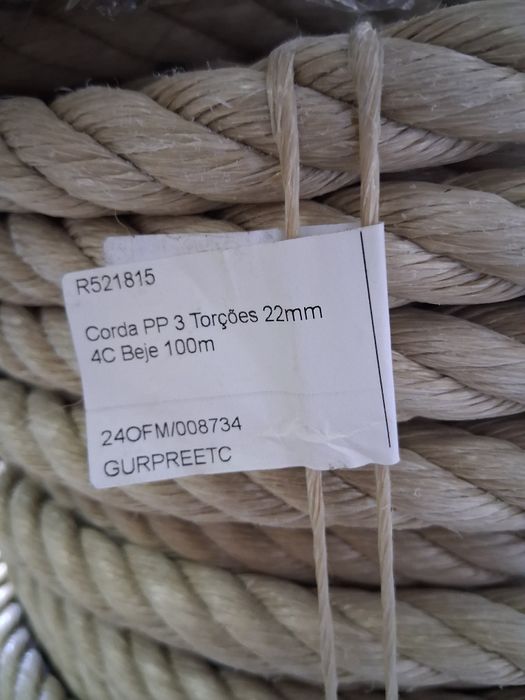 Bobine de corda de polipropileno