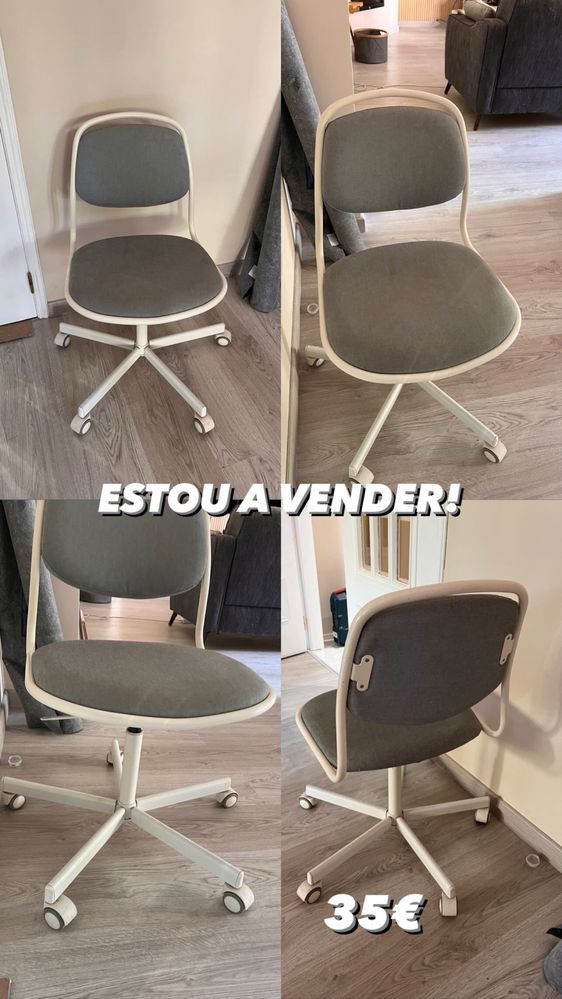 Cadeira escritorio IKEA