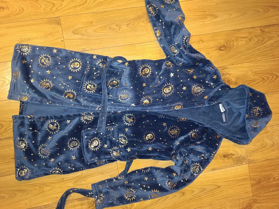 Szlafrok Harry Potter z kapturem stan bdb r.158-164