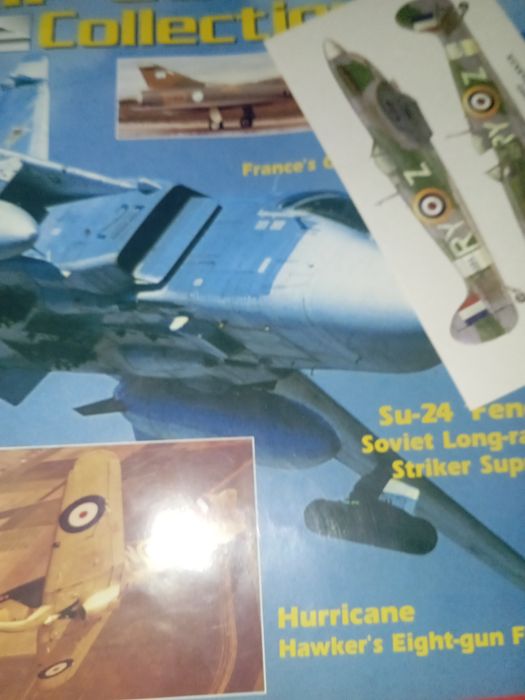 Revista avião e postal da Parker