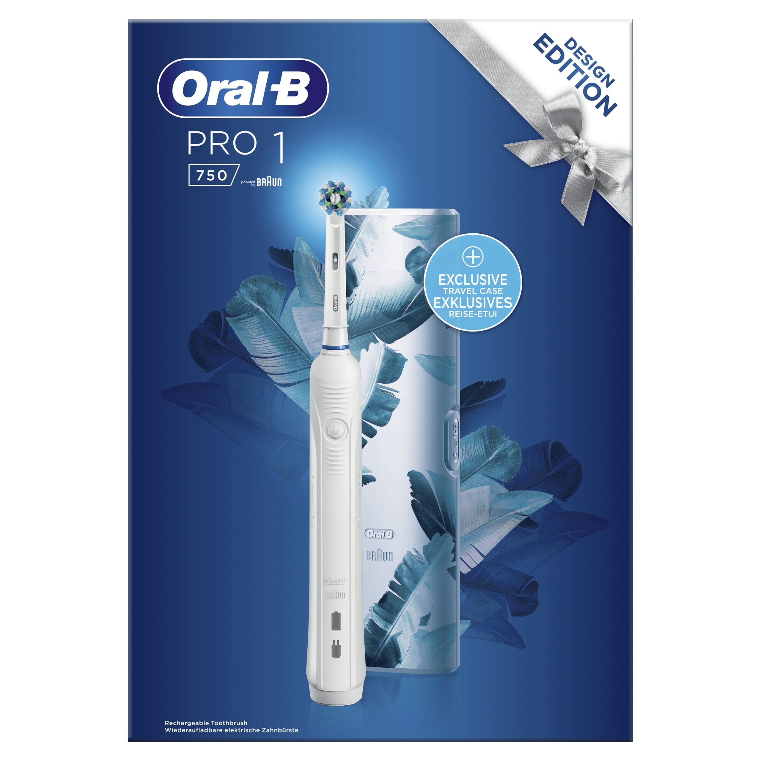 szczoteczka elektryczna do zębów oral-b pro1 750 biała + etui jak nowa