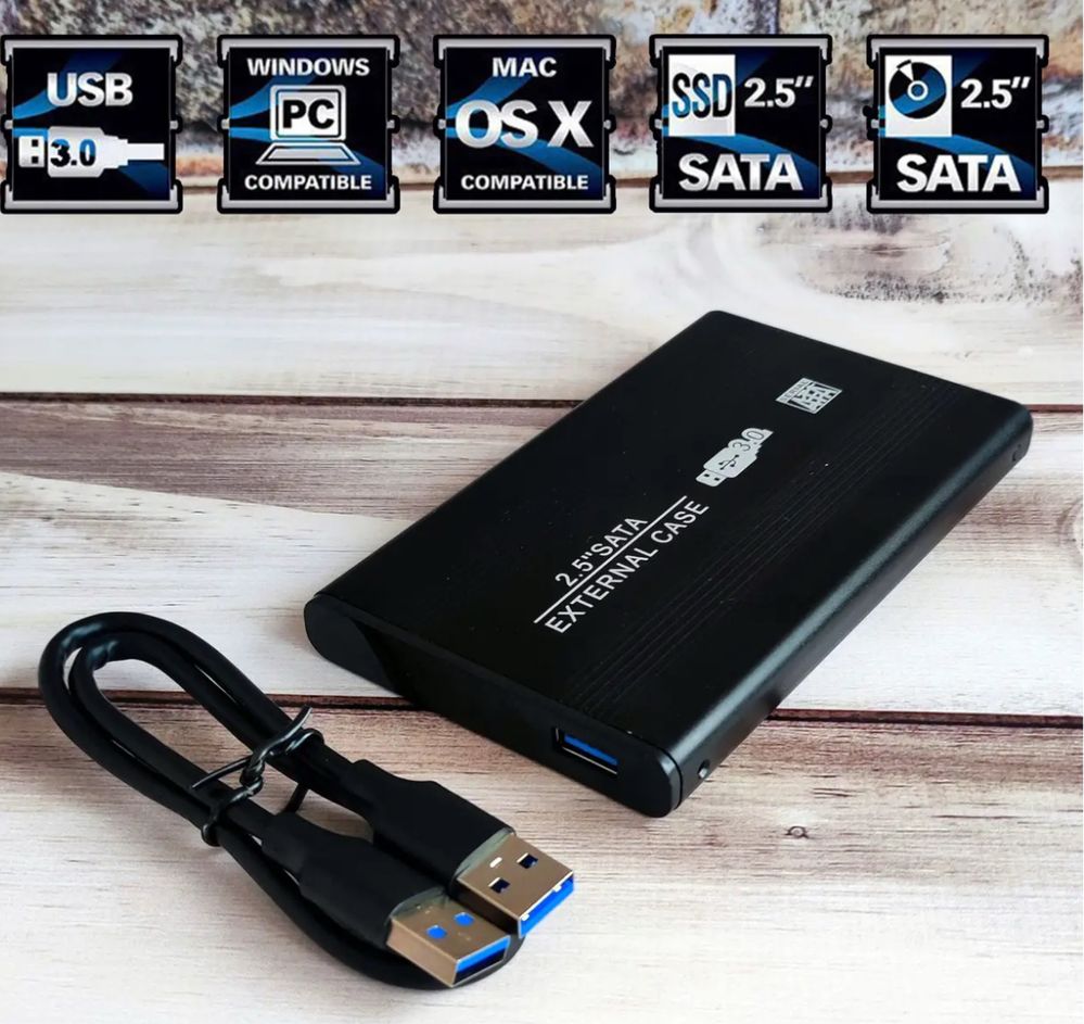 Карман корпус внешний для диска hdd 2.5 usb 3.0 type c type-c usb c