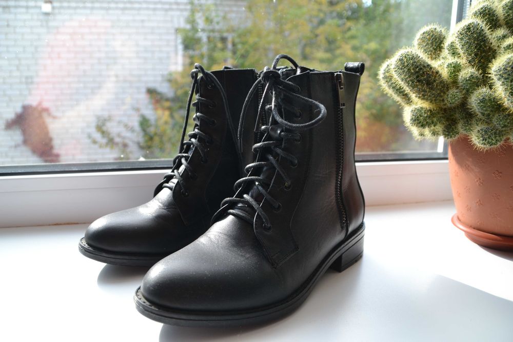 Нові Шкіряні жіночі ботінки