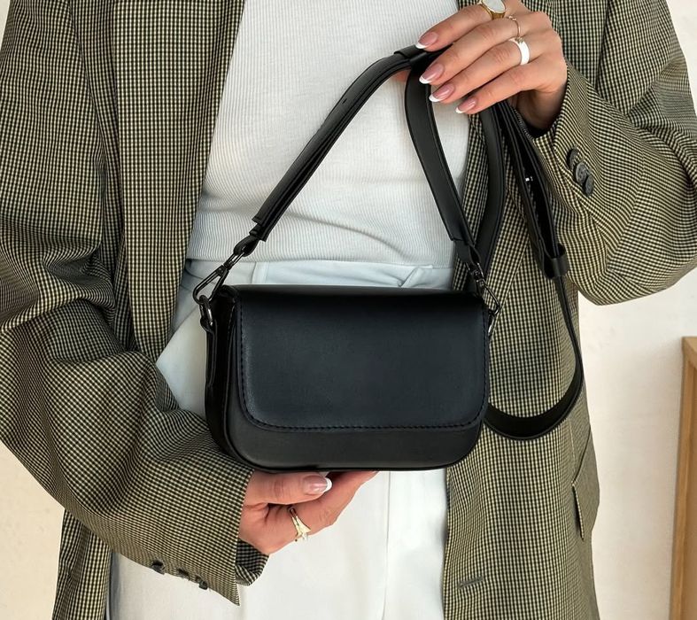 Сумка крос-боді на широкому ременці