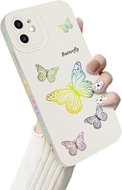 Newseego Etui kompatybilne z iPhone 12 biało-kremowy